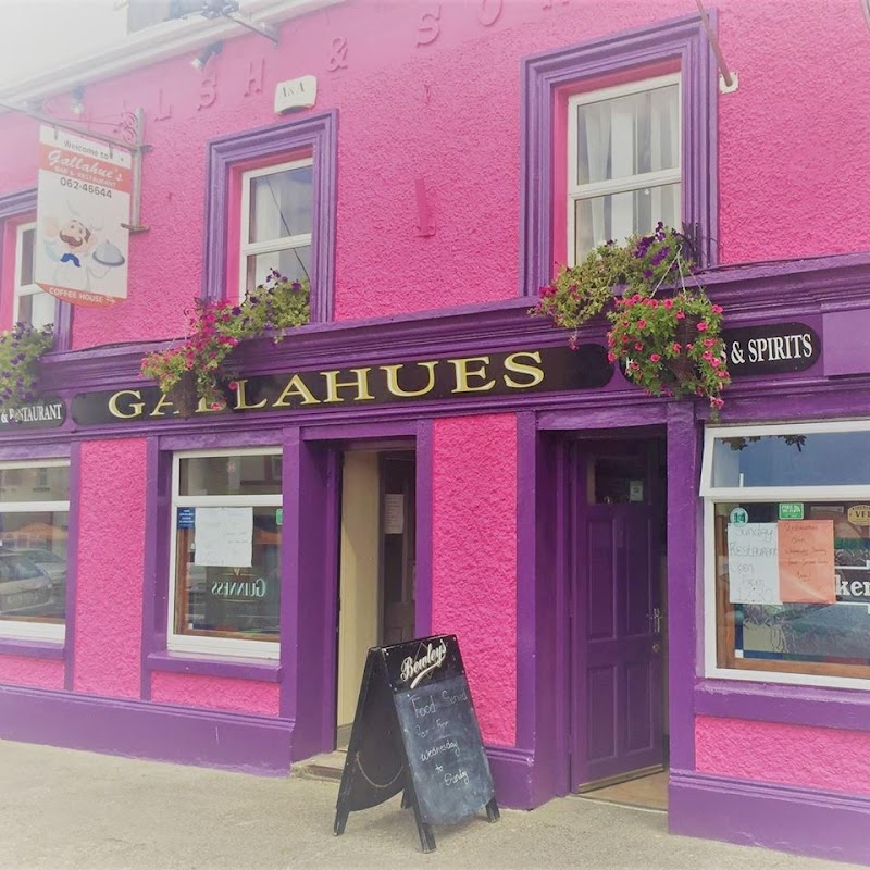 Gallahues bar front exterior, Main St Ballylanders