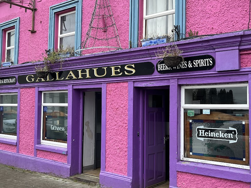 Gallahues bar exterior on Main Street Ballylanders